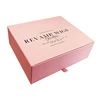 Hot Luxury Custom Design Cup Clothes Jewelry Hair Wig Drawer Cardboard Paper Gift Packaging Box with Silk satin lining insert 5