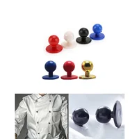 XUNZHE 10 Pcs 11.5*18mm Restaurant Chef Uniforms Suit Buttons Color Plastic Buttons For Diy Costumes Parts Accessories 1