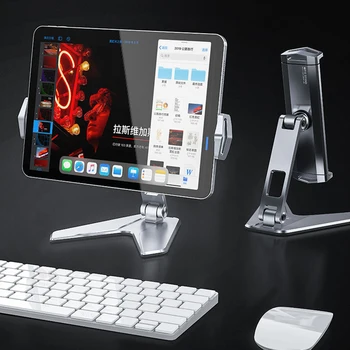 

Desktop Portable Tablet Holder Holder For Tablet Aluminum Alloy Adjustable Phone Stand Tablet Stand For Soporte iPad For Xiaomi