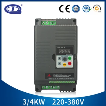 

QD290 1 phase 220v input and 3 phase 380v output 3kw 4kw frequency converter ac motor drive VSD VFD 50HZ Inverter