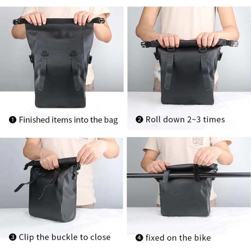 Bicycle Bag Bike front Frame Top Tube Jacking storage Pipe bag mountain Road bike Bracket Rider Sensitive Screen #4Q16 (17)