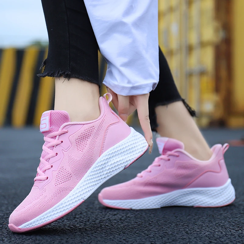 Sneaker Lace up Shoes Wear Resistant Soft Running Shoes Tennis Big Size 42  Breathable Sports Sneakers For Woman Chaussure Femme|Giày chạy bộ| -  AliExpress