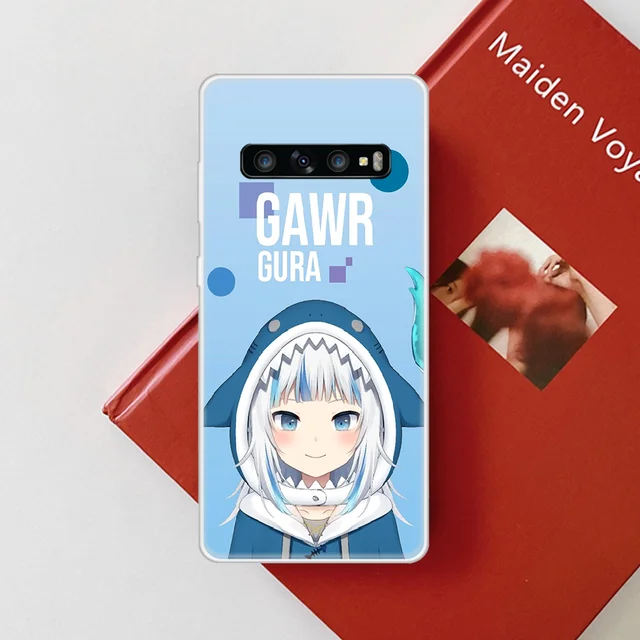 Gawr Gura Hololive Girl Phone Case Cover Hull For Samsung Galaxy S M 6 7 8 9 10 30 31 Edge Plus E Lite Transparent Prime Phone Case Covers Aliexpress