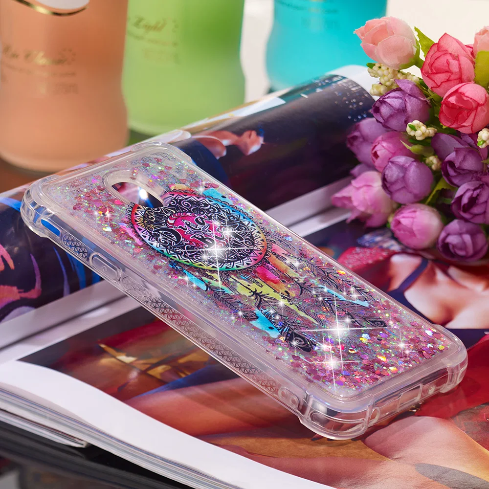 Чехол для Samsung Galaxy J7 Star Refine V 2018 Wide3 Bling Glitter Dynamic Liquid Quicksand|Бамперы| |