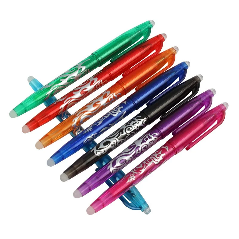 

8PCS/LOT kawaii Erasable Pen Suitable Refills Colorful 8 Color Creative Drawing Tools Cute Gel Pen Sets School Office Stationery