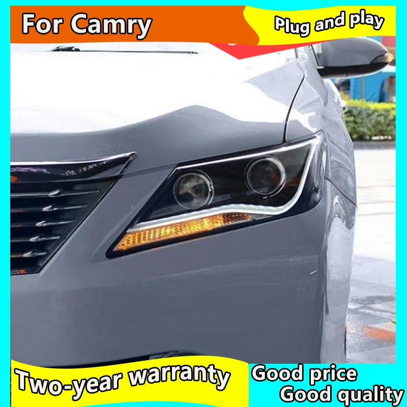 Автомобильный Стайлинг для Toyota 2012- фара Camry светодиодная фара дальнего света Camry светодиодный DRL hid аксессуары для фар