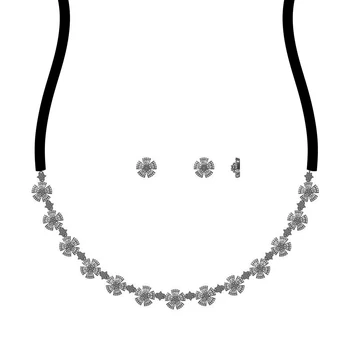 

TIRIM Flower Choker Necklace Set for Women Cubic Zirconia Collar Trendy Bridal Jewelry Wedding & Engagement New Arrivals 2020