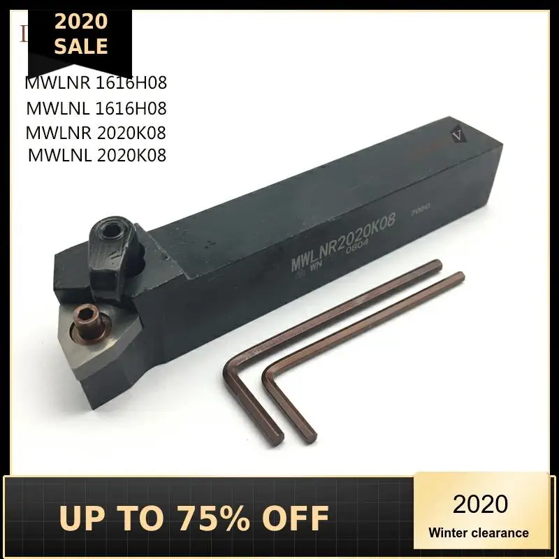 

1 piece MWLNR2020K08 MWLNL2020K08 MWLNR1616H08 MWLNL 1616H08 95 degree cylindrical cutter with WNMG0804 cutting tool