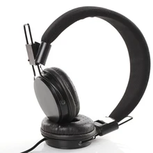 Foldable 3 5mm Wired Headphone With Mic Strechable Headband Stereo Sound Headset Adults Kids Earphones For IPad Tablet Phone