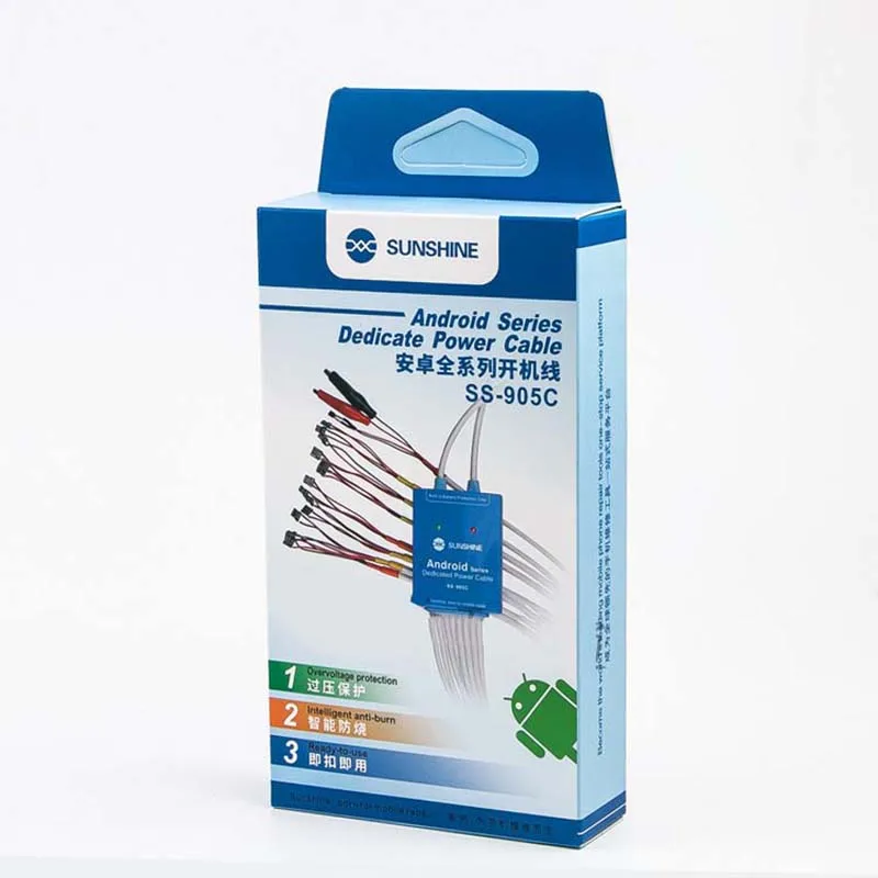 

SS-905C Android mobile boot up line for samsung ,huawei,vivo ,xiaomi supply control test cable Battery power supply line