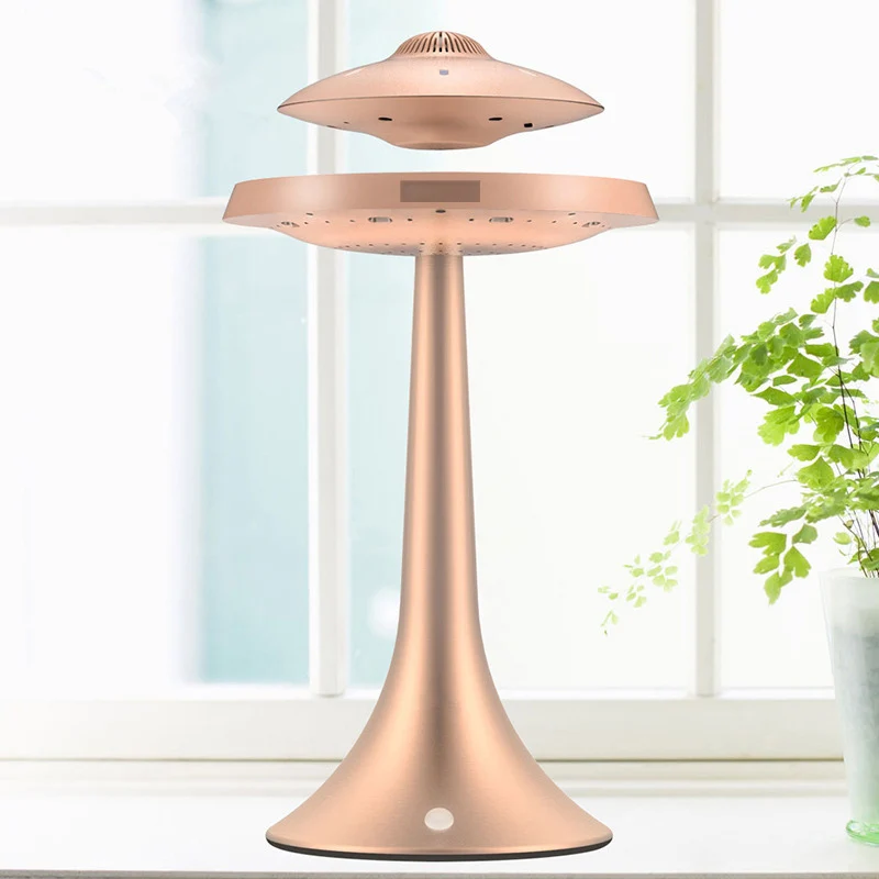 

Bluetooth Stereo Anti-Gravity Speaker Lamp Light Wireless Smart for Home Bedside SGA998
