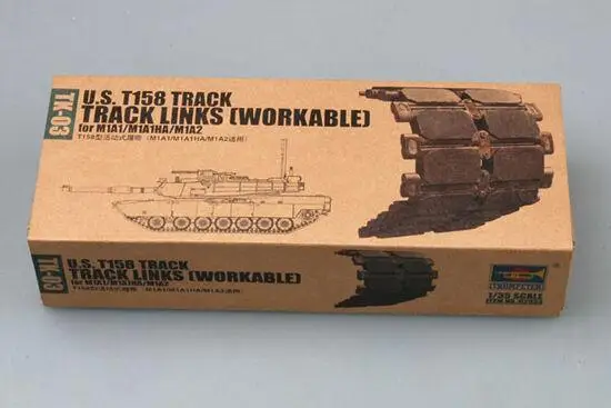 Модель Trumpeter 1/35 02033 США T158 для M1A1/M1A1HA/M1A2 Tarck ссылки TRU |