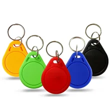 6 cores em4305 t5577 copiar reescrever duplicado rfid tag pode copiar 125khz em4100 cartão de proximidade token keyfobs anel