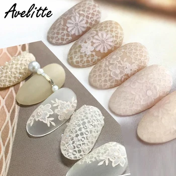 

Avelitte Nail Sticker Nail Decal Adhesive Manicure Sticker Dry Flower Leaf Nail Decal DIY Waterproof