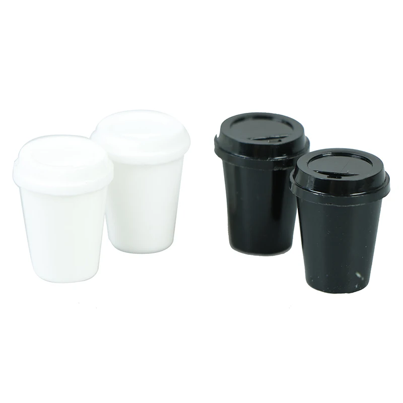 

Kitchen Room Food Drink Cup For doll DIY Miniature Dollhouse Coffee empty Cup Mini World Dolls Accessories simulation drink toys