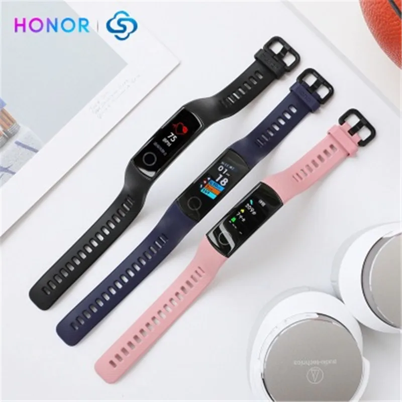 Смарт-браслет huawei Honor Global version Band 4, мониторинг сердечного ритма в реальном времени, 5 АТМ, водонепроницаемый, для плавания, фитнес-трекер