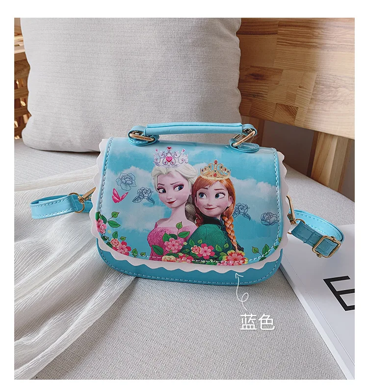 Disney princess, сумка из искусственной кожи с Минни, на ремне, Диагональная Сумка для девочек, сумка через плечо для девочек, Сумка с Микки Маусом - Цвет: 1