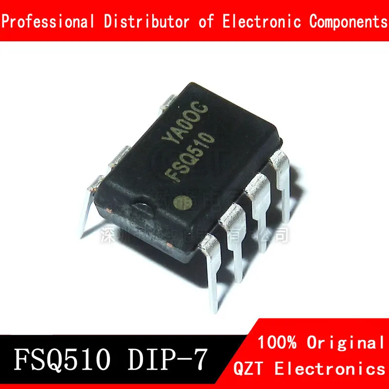 10pcs/lot FSQ510 Q510 LCD management chip DIP-7 new original In Stock 20pcs lot original sd05 t1g sd05 7 za tvs esd diode sod 323 in stock