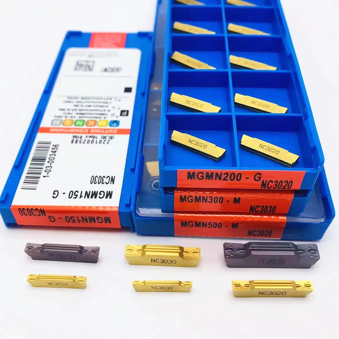 

10PCS MGMN200 MGMN300 MGMN400 MGMN500 MGMN150 PC9030 NC3020 NC3030 slotting insert for MGEHR tool holder cutting part tool MGMN