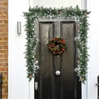 

2020 Christmas Rattan Door And Window Pine Cone Decoration Christmas Pine Cone Decorations