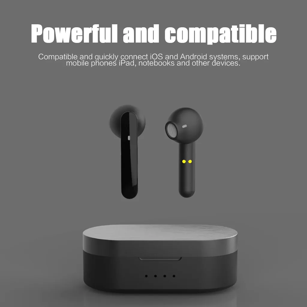 Earphone bluetooth hifi noise With charging box Headset Wireless sports Earphones Earbuds Stereo Headphones high capacity