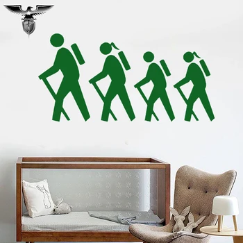 

EmpireYing 3 Size 8 Colors Hard Mountaineering Team Art Outdoor Sport Car Sticker Window Door Hiking Camping Vinyl Decal Gifts