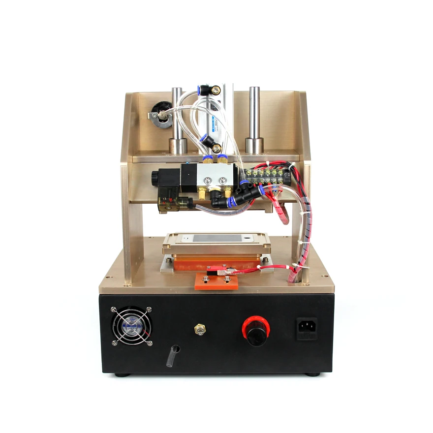 TBK-558A Pneumatic Automatic Pressure Screen Machine Holder Machine Laminating Machine Separator Built-in Air Compressor