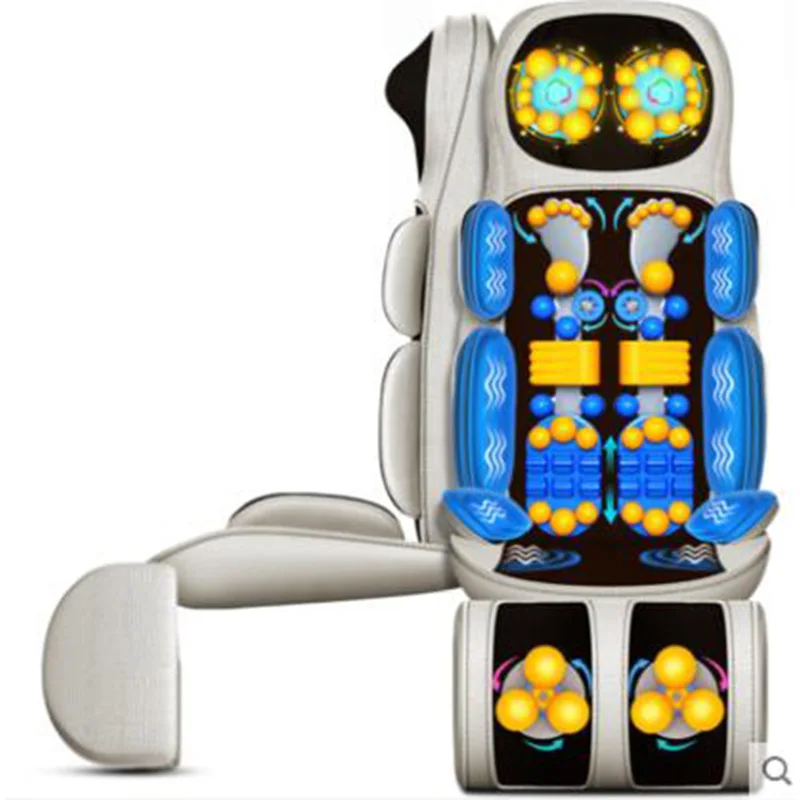 가정용 다기능 경추 마사지 기계, 바디 목 어깨 허리 진동 반죽 전기 마사지 의자 쿠션