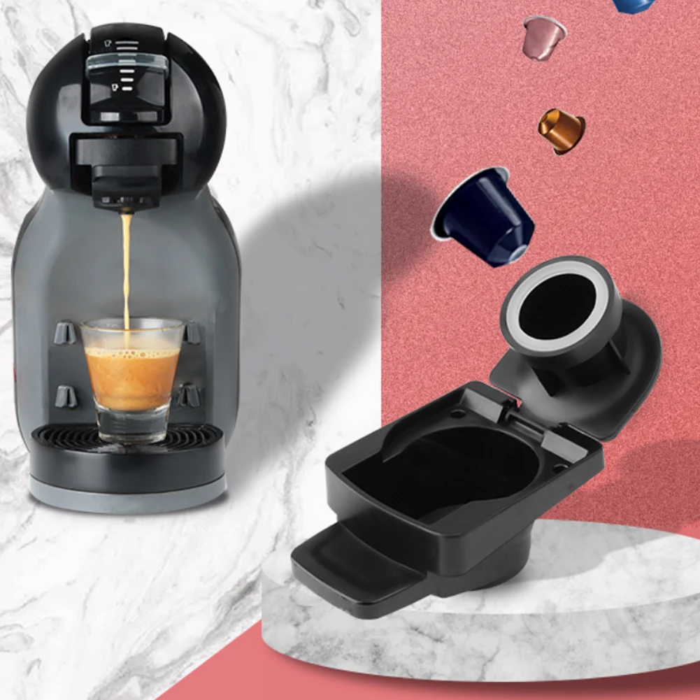 Capsule Adapter For Nespresso Coffee Capsule Convert Compatible With Dolce Gusto Reusable Coffee Machine Coffee Accessories Coffee Filters Aliexpress