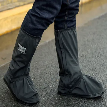 

2020 Men's Rainy Day Shoes Cover Rain Boots Outdoors Reflective Work Shoes Waterproof Prevent Slippery Shoes Cover Water Shoes