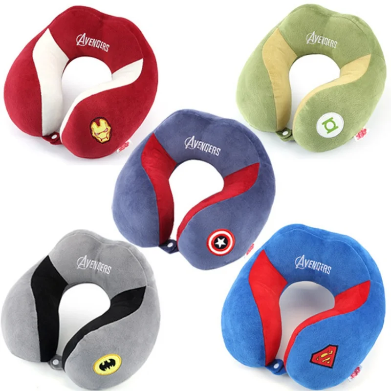 

Ushaped Pillow Unisex Green hulk Jujube Iron Man Travel Neck Protective Plane Scientific Posture Sleep Memory Pillow n