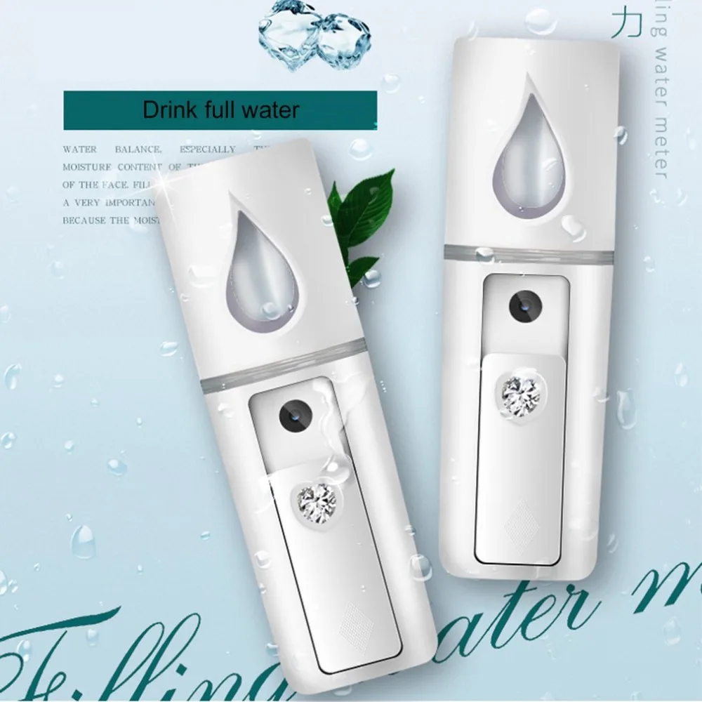 USB Rechargeable Water Sprayer Portable Facial Steamer Moisturizing Summer Beauty Equipment Face Spray Machine Steaming Device 4