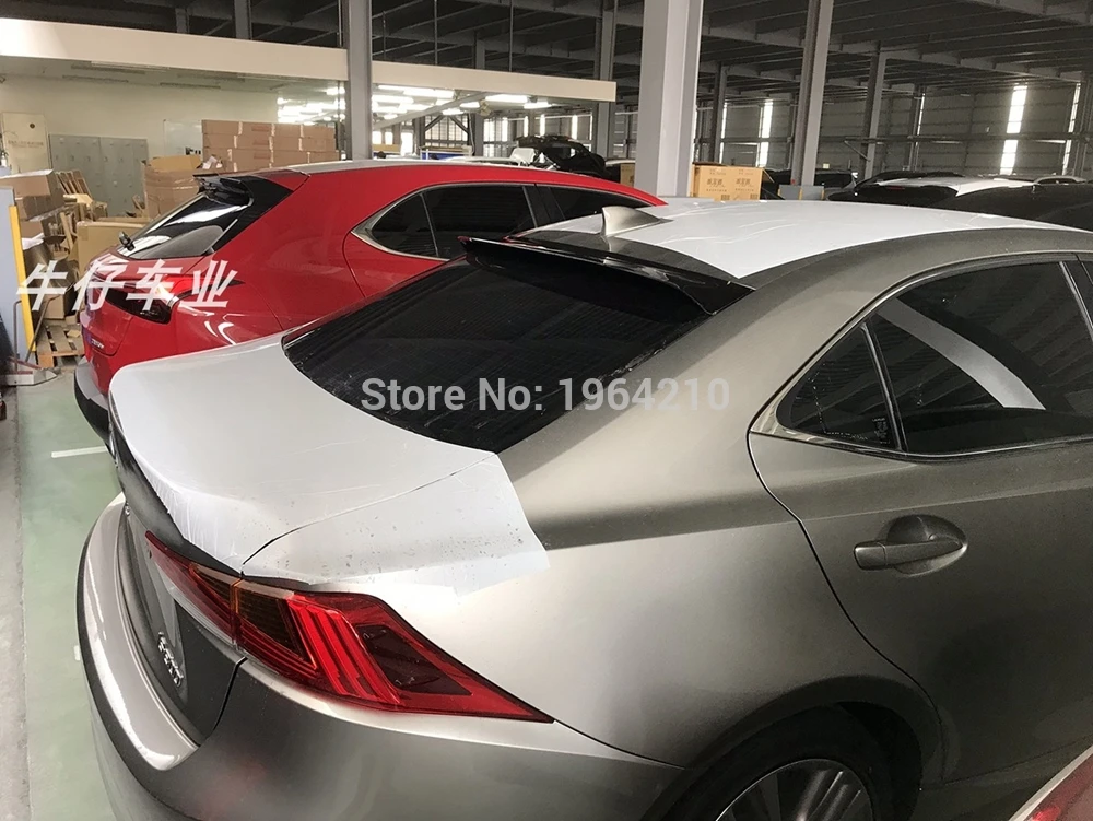 Автомобильный Стайлинг для Lexus IS200 IS250 IS350 IS300 2007-2013- абс пластиковый материал задний спойлер на крышу солнцезащитный козырек спойлер крыло