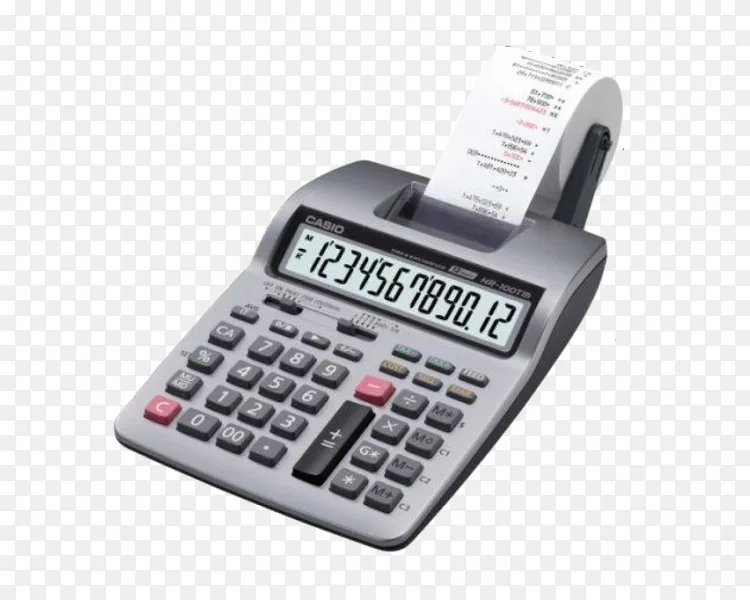 Casio Hr 100 Tm计算器打印办公室仓库 计算器png图片素材免费下载 图片编号 Png素材网
