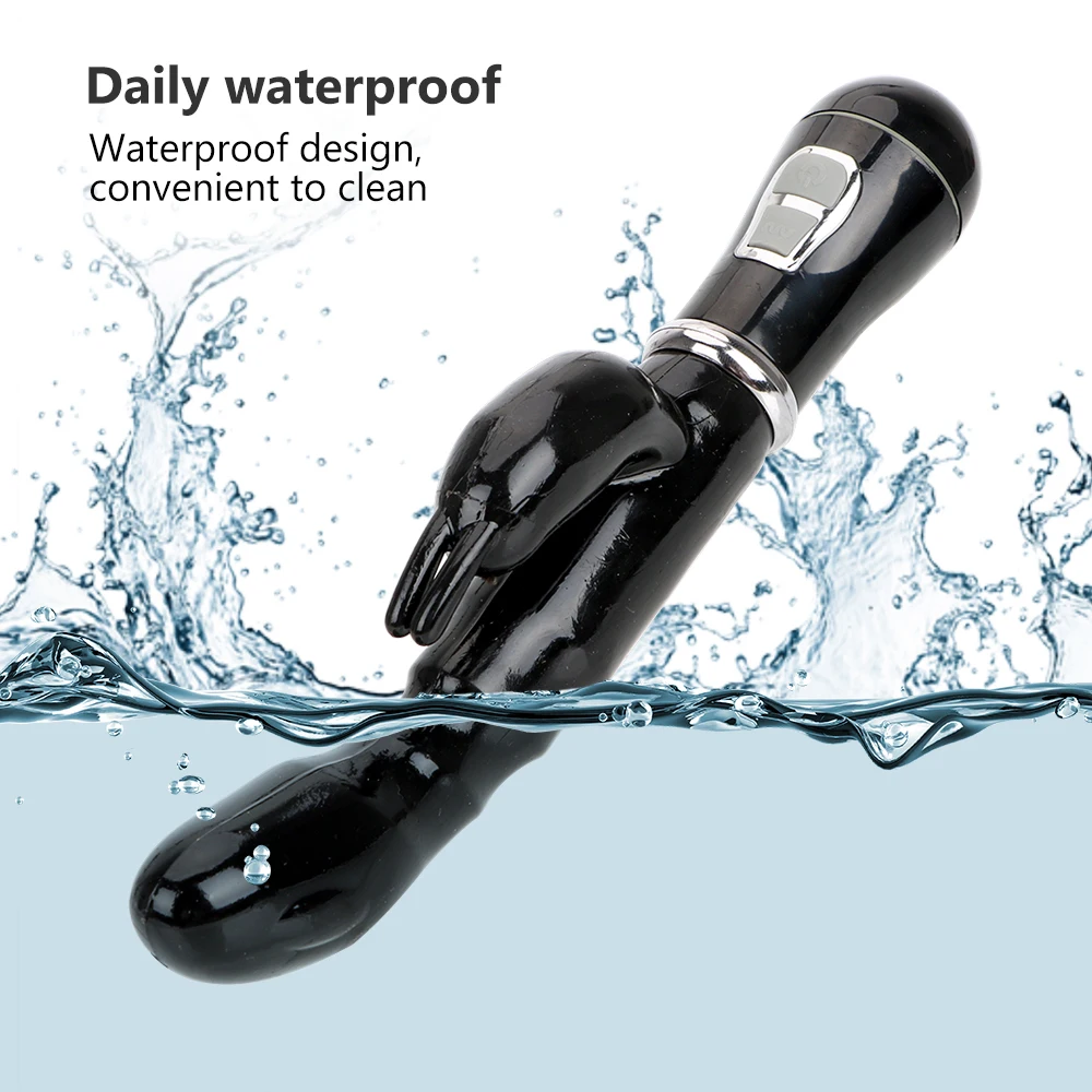 G Spot Dildo Rabbit Vibrator For Women Dual Vibration Silicone Waterproof Female Vagina Clitoris Massager Sex Toys