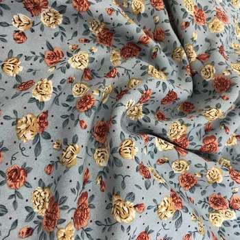 

150cm width Four sides elastic fabric flowers pattern can't see through with stretch for skirt suit-dress headband CH-8103