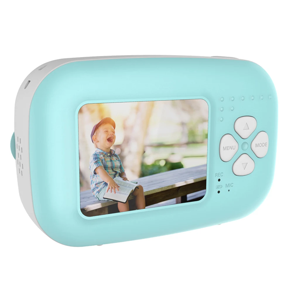 

F700 Shockproof Cartoon Birthday Instant Camera Mini Toy 1080P High Definition Compact Children Rechargeable Digital Gift Travel