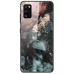 Premium Tempered Glass Hard Phone Case - Stylish Protective Cover - Galaxy M21s (1)