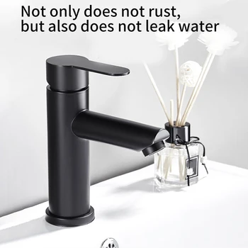 

Kitchen Waterfall Bathroom Basin Home Anti Rust Cold Hot Water Mixer Sink Faucet Easy Install Single Handle Hotel Tap