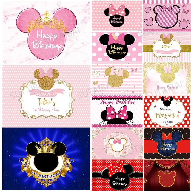 Minnie Mouse Banner Template