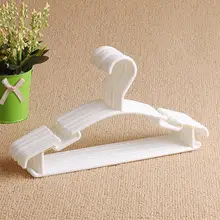 10 шт. детские вешалки, белые PP пластиковые вешалки для одежды, Нескользящие, не ломаются, одежда для детей, малышей
