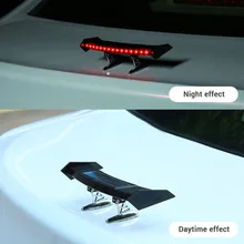 

Solar Car Rear Spoiler Light 12V Flashing Warning Light Adjustable 16 LED Multi-mode Car Tail Lights Universal LED Spoilers