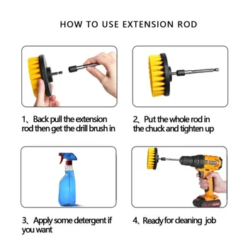 

Attachment Drill brush Carpet Cleaning High quality Tool Electric drill brush