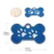 Anti-lost Custom Dog ID Tag Гравировка Pet Dog Collar Аксессуары Персонализированные Cat Puppy ID Tag Нержавеющая Сталь Bone/Paw Name Tags