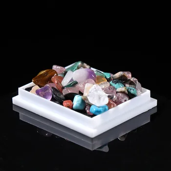 

1 Box-packed Natural Rough Ore Raw Gemstone Quartz Crystal Mineral Specimen Energy Stones Collectible Jewelry Making Home Decor