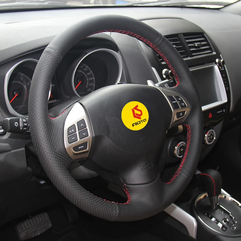 Оплетка на руль для Mitsubishi Lancer X 10 2007 2015 Outlander 2006 2013 ASX 2010 2013|Чехлы руль| |