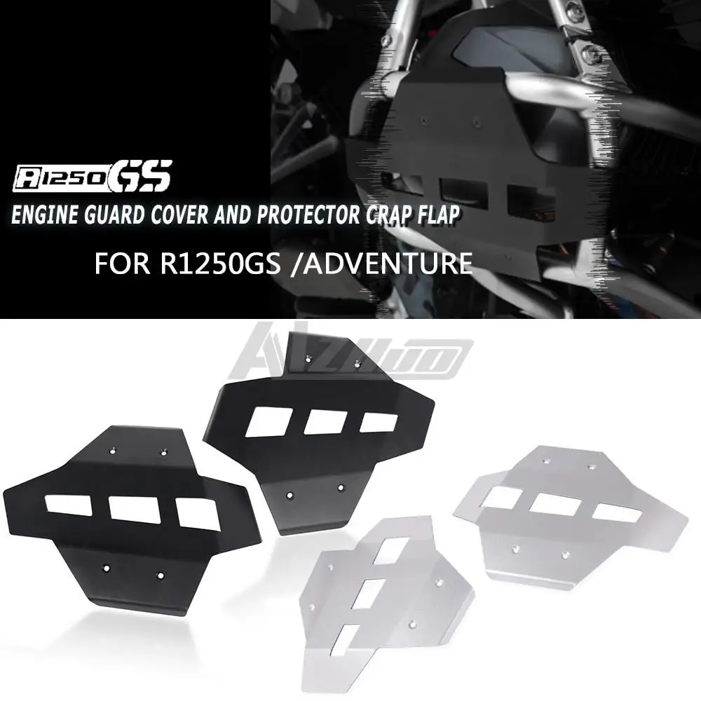 

FOR BMW R1250GS ADVENTURE Motorcycle Engine Guard Cover and protector Crap Flap FOR BMW R1250GS R 1250 GS 2017 2018 2019 2020 21