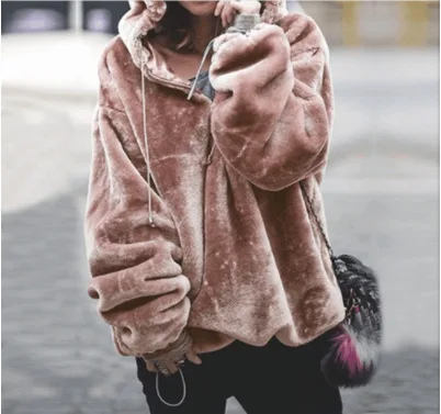 Dark pink Толстовка с длинным рукавом пуловеры толстовки женские Bts негабаритных Harajuku Толстовка с капюшоном Гарри стили 5xl Женская одежда Топ Femme YL258 - Цвет: Dark pink