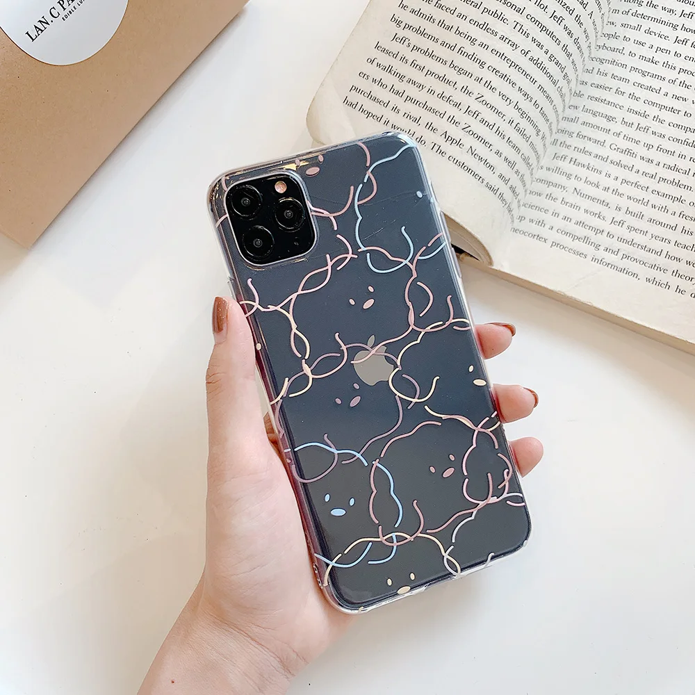 Чехол для телефона с мультяшными облаками и милой собакой iphone 11 11Pro Max X XS XR 7 8Plus