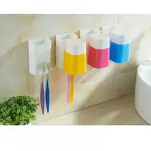 1 шт. настенное крепление паста оснастки типа полоскания пластиковый держатель для зубной пасты и для зубной щетки стеллаж для хранения ванная комната люкс путешествия горячая распродажа